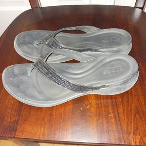 Cute Sequin Crocs Flip Flops